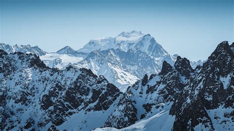 Download Wallpaper 3840x2160 Mountains Peak Alps Snowy