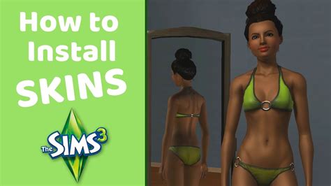 How To Install Skins The Sims 3 Youtube