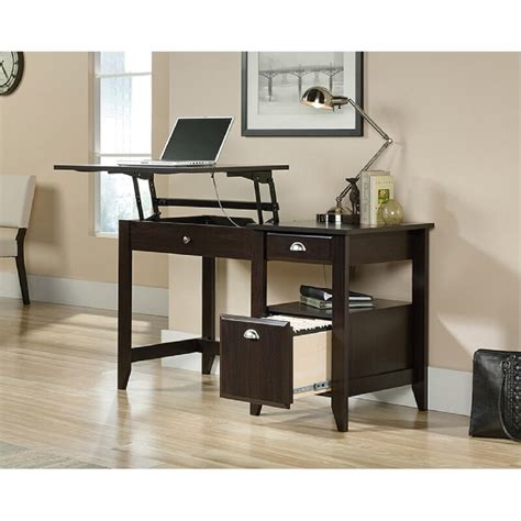The specs say it will hold between 110 and 220 lbs when opening. Decor+ Shoal Creek Lift Top Desk | Wayfair