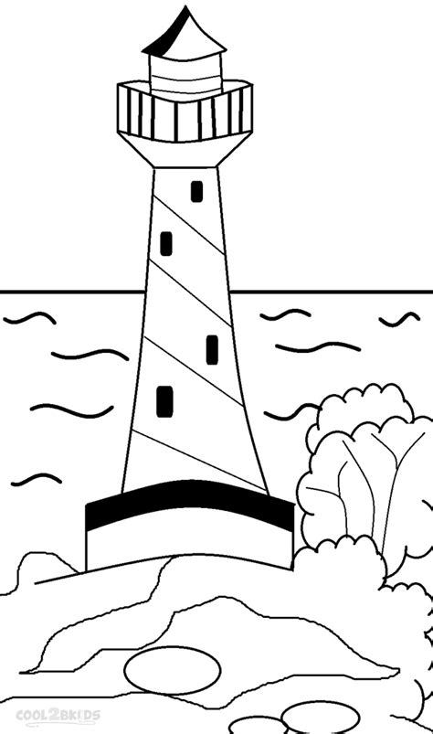 Printable Lighthouse Coloring Pages For Kids Cool2bkids