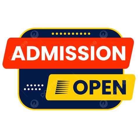 Admission Open Clipart Vector Admission Open Modern Shape Png