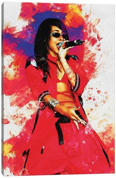 Aaliyah Art Canvas Prints And Wall Art Icanvas