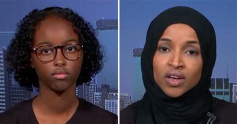 Ilhan Omars Daughter Addresses Trump Directly Vows To Boot Him From