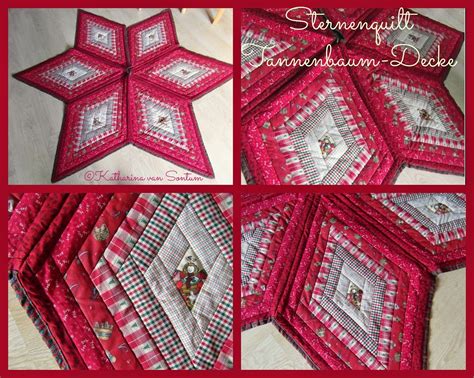 Emlstyle weihnachtsbaum decke, runde form schneeflocke weiß plüsch christbaumständer teppich (90 cm) Sternenquilt-Decke, Tannenbaumdecke Stern, Quilt für ...
