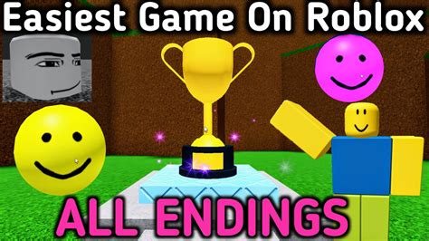 Easiest Game On Roblox All Endings Full Walkthrough Easiest Game On