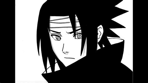 No0503 Naruto How To Draw Sasuke Uchiha うちは サスケ Youtube