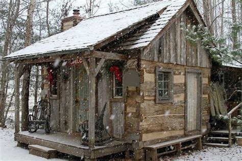 Primitive Log Cabin Christmas Bing Images Rustic Cabin Cabin