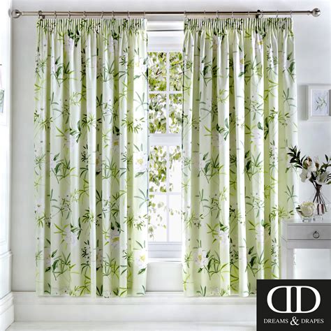 Florence Green Easy Care Floral Bedding And Curtains By Dandd Design