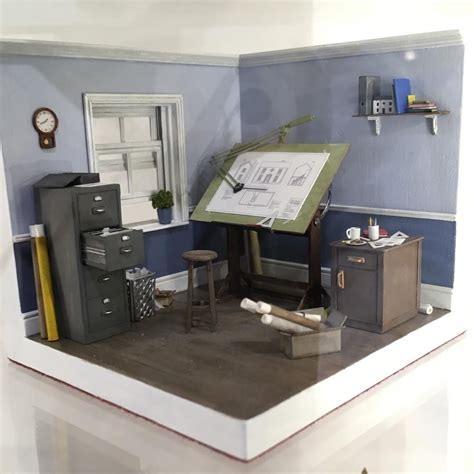 Lovely Miniature Office ♡ ♡ By Severn Miniatures At Miniatura