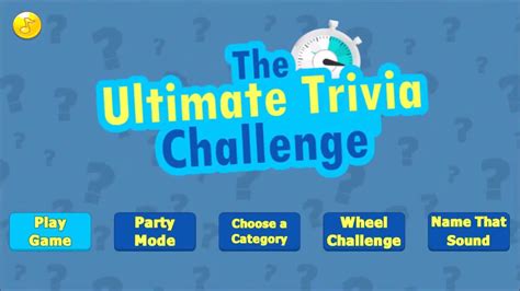 The Ultimate Trivia Challenge Youtube