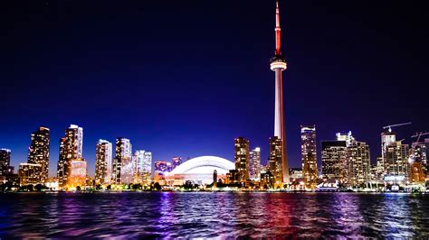 Mw70 Toronto Lake Canada City Night View
