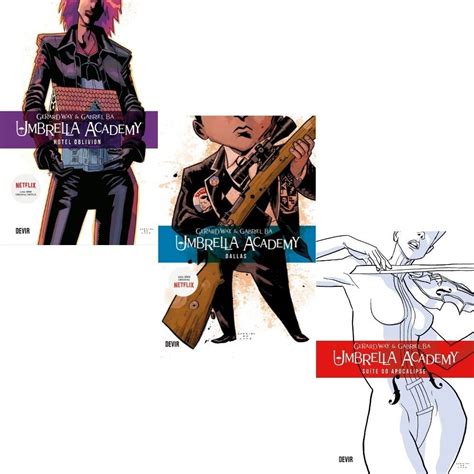 Trilogia Hq Umbrella Academy Livros Volume 1 2 E 3 Devir Frete Grátis