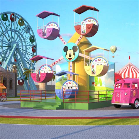 Amusement Park 3d Models For Download Turbosquid