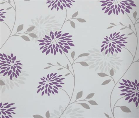 38 Purple And Grey Wallpaper
