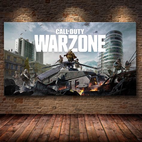 Call Of Duty Warzone Canvas Poster Print Wall Art Home