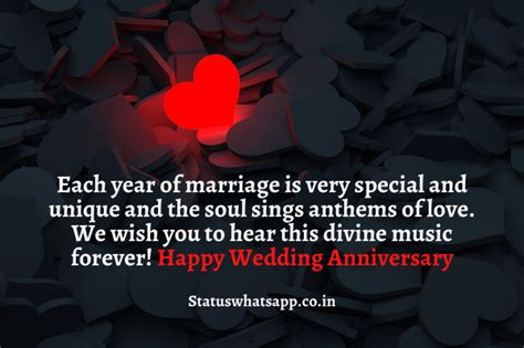 Best First Wedding Anniversary Wishes Quotes For Couple With Images