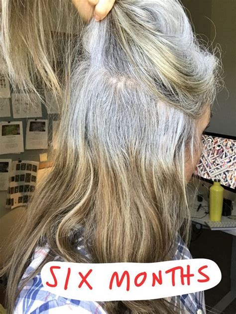 Lowlights will quiet down the gray strands rather than embolden them. This Popular Gray Hair Transition Story Will Inspire You ...
