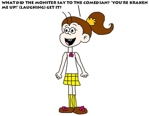 Luan Loud Telling A Monster Comedian Joke By Mjegameandcomicfan89 On
