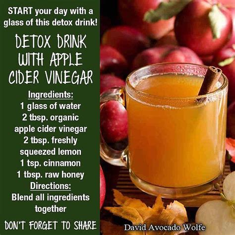Detox Apple Cider Vinegar Drink Pictures Photos And Images For