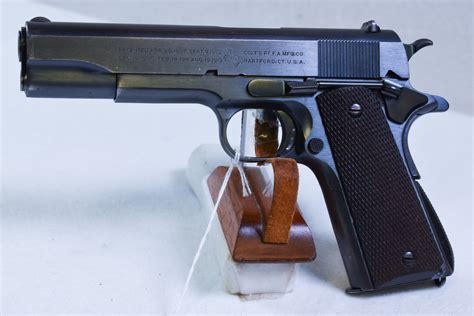 Sold Very Rare And Desirable 1937 Colt 1911 Transitional Us Army