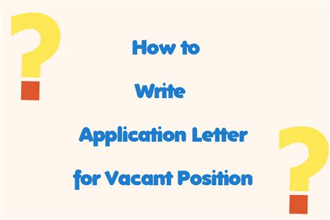 Sample application for job cover letter valid application letter. Simple Application Letter Sample for any Vacant Position ...