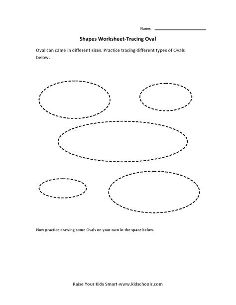 Oval Worksheet Preschoolplanet Ovals Tracing Worksheet Tracing Shapes