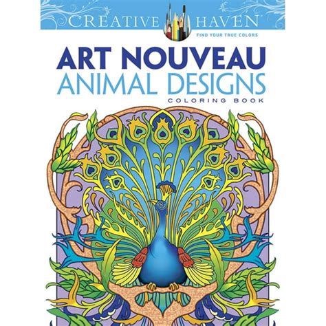 Creative Haven Coloring Books Creative Haven Art Nouveau Animal