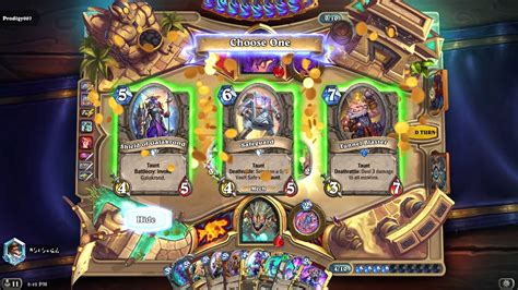 Hearthstone Handbuff Galakrond Taunt Warrior Vs Priest Ashes Of