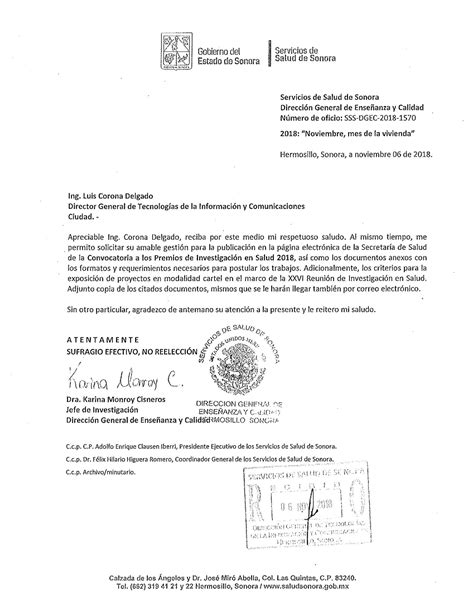 Oficio 1570 Solicitud PublicaciÓn Convocatoria Premiospdf Docdroid