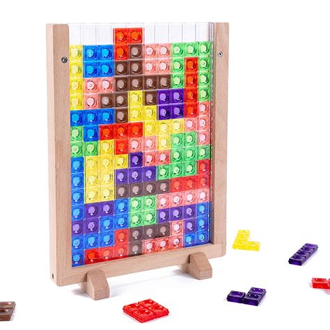 Buy Russian Blocks Puzzle Brain Teasers Toy Intelligence Colorful 3d