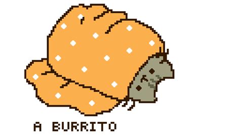 Pixilart Pusheen Burrito By Purpleturtle
