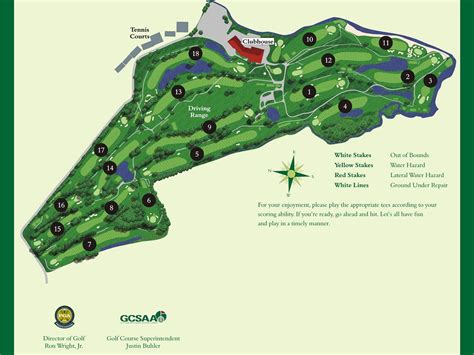 Course Layout The Golf Club At Middle Bay