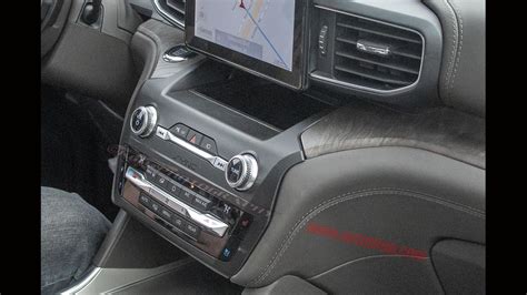 Lows third row space is tight, plasticky interior bits, most. 2020 Ford Explorer full interior exposed in spy photos ...