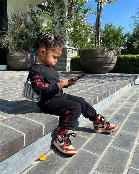 Kylie Jenners Daughter Stormi 2 Shows Off Her Style In Earrings