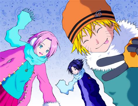 Naruto Winter By Colouredforpleasure On Deviantart