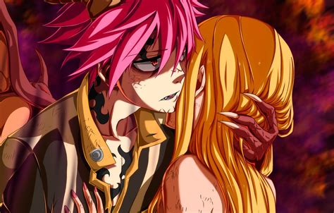 Free Download Wallpaper Dragon Anime Art Two Fairy Tail Natsu Dragneel