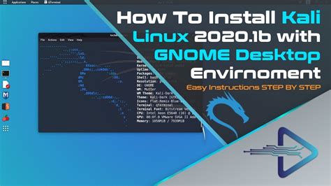 How To Install Kali Linux 20201b With Gnome Desktop Environment