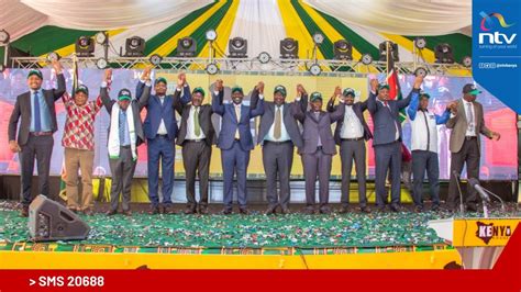8 Political Parties Signs Coalition Agreement With Kenya Kwanza Youtube