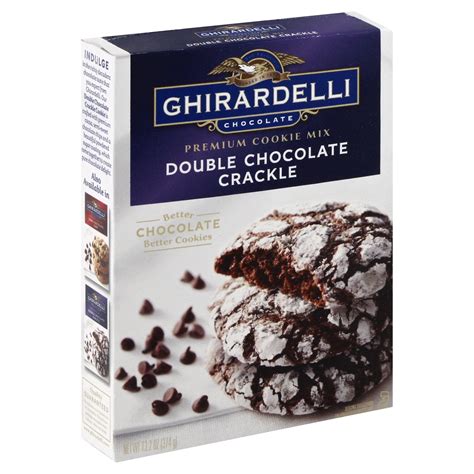 Ghirardelli Double Chocolate Crackle Premium Cookie Mix 132 Oz Shipt