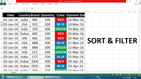How To Use Sort And Filter With Excel Table Exceldemy Riset