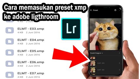 Cara Mudah Memasukkan Preset Lightroom Android Youtube