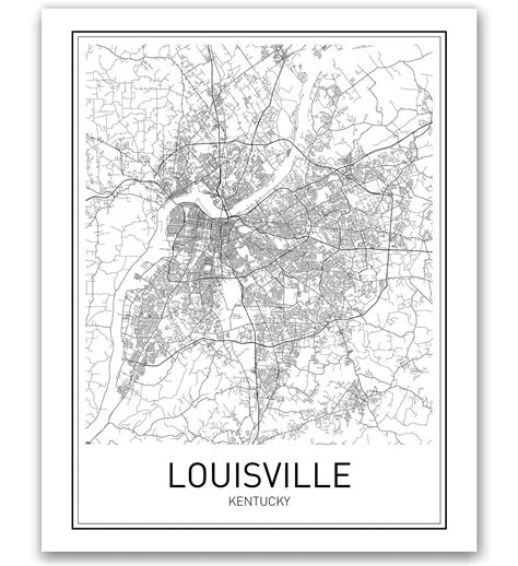 Buy Louisville of Louisville City s Modern Art City Prints Kentucky Art
