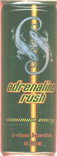 It has a smooth flavor that allows it to go down easy and start working fast. ADRENALINE RUSH-Energy drink-250mL-Russian Federation