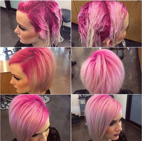 Pink Shadow Root Hair Dyed Hair Hair Color Blonde Hair With Roots