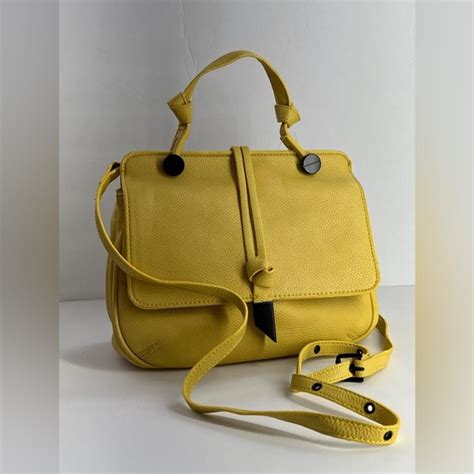 Dione Bags Foley Corinna Dione Saddle Bag In Lemon Color Poshmark