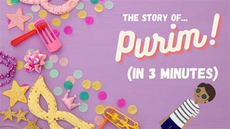 The Purim Story In 3 Minutes Youtube