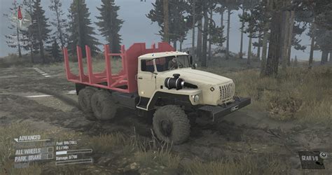 Spintires Mudrunner Ural 4320 Truck V110720 Sgmods