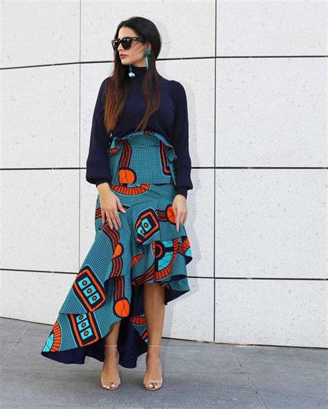 Description on ne saurait trop insister sur la polyvalence du tissu d'ankara; 23 Jupes En Pagne Tendances à Porter En 2020 en 2020 (avec images) | Mode africaine robe longue ...