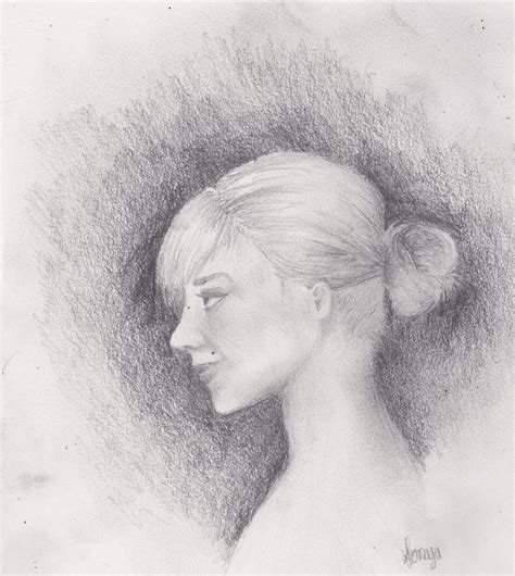 Side Profile Sketch By Sonya47 On Deviantart