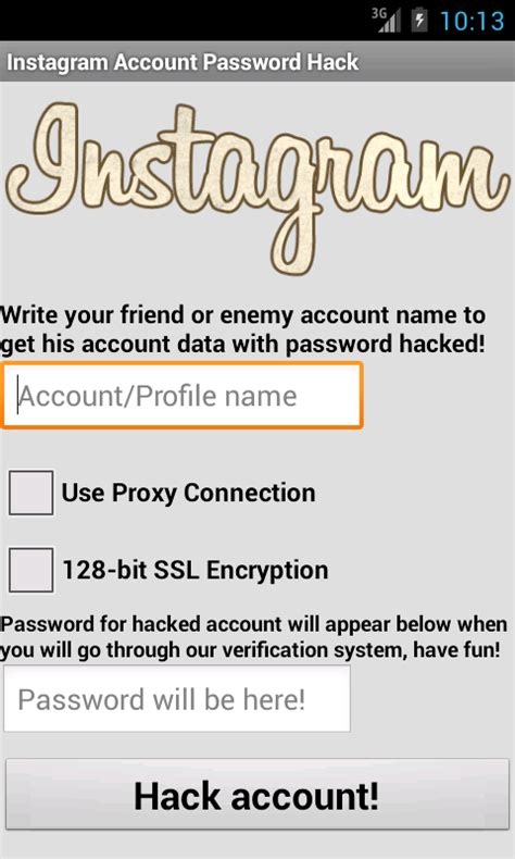 Download Instagram Hack Password Account Apk For Free On Getjar